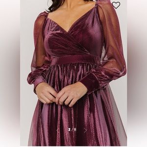 Baltic Born Octavia Shimmer Gown (Midnight Rose)
